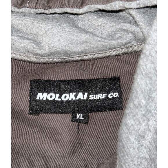 Molokai Surf Co Men’s Shirt Jacket With Good. XL. Brown. Button Up - Picture 3 of 10
